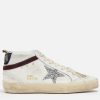 Women Golden Goose Trainers | Golden Goose Women'S Mid Star Leather And Suede Trainers