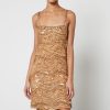 Women RIXO Dresses | Rixo Leo 2 Embellished Georgette Mini Dress