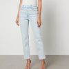 Women Good American Jeans | Good American Good Classic Denim Slim-Leg Jeans