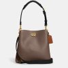 Women Coach Bags | Coach Willow Pebbled Leather Bucket Bag