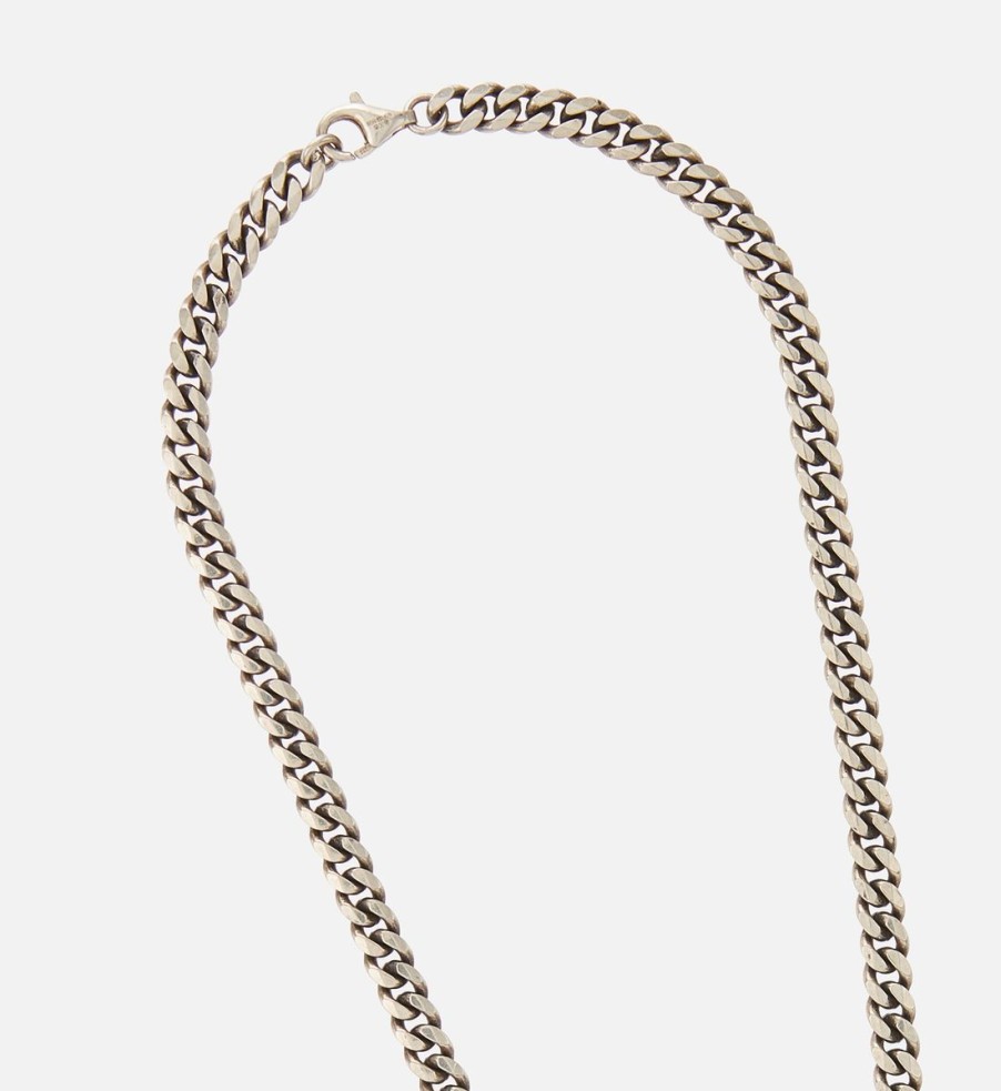 Men Serge Denimes Jewellery | Serge Denimes Sterling Silver Curb Chain Necklace