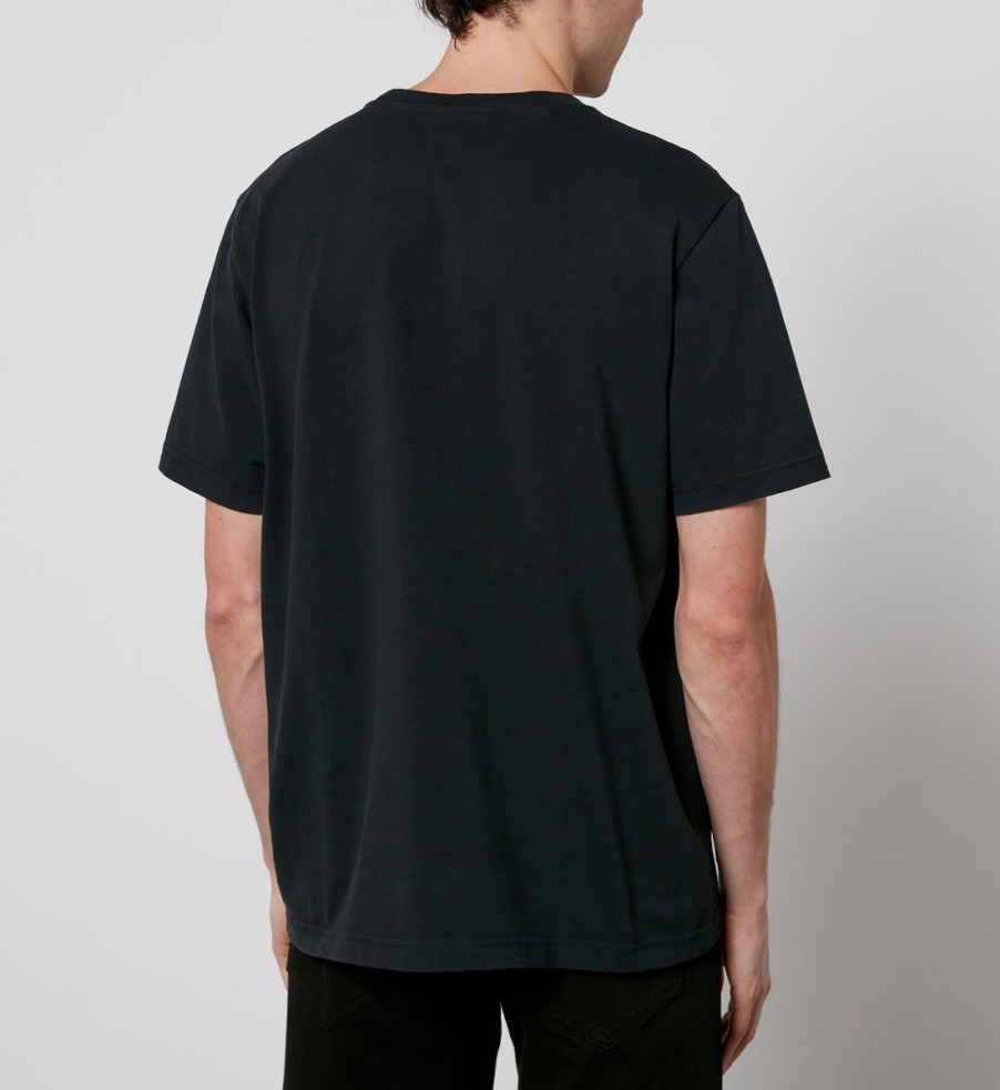 Men Maison Kitsuné T-Shirts | Maison Kitsune Handwriting Comfort Cotton T-Shirt