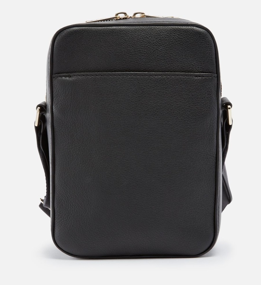 Men Paul Smith Bags | Paul Smith Stripe Leather Messenger Bag