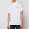 Men Polo Ralph Lauren Polo Shirts | Polo Ralph Lauren Men'S Spa Terry Polo Shirt - White