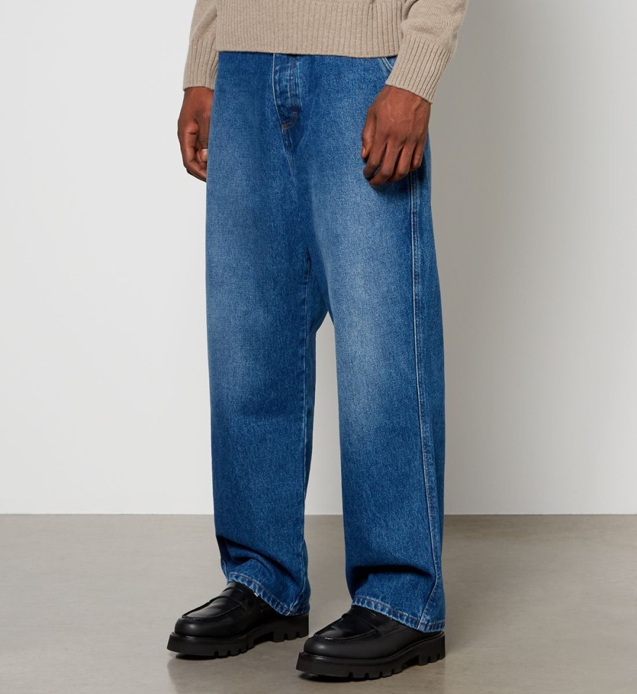 Men Ami Jeans | Ami Alex Mid Wash Indigo Denim Jeans