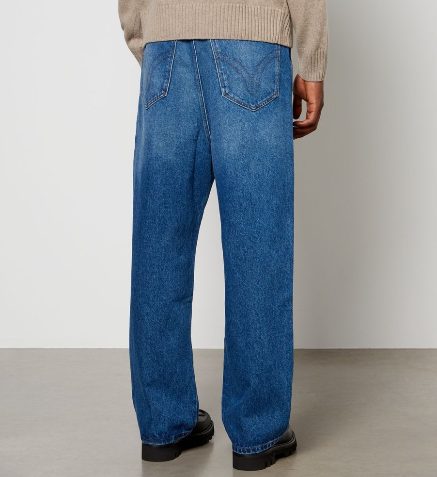 Men Ami Jeans | Ami Alex Mid Wash Indigo Denim Jeans