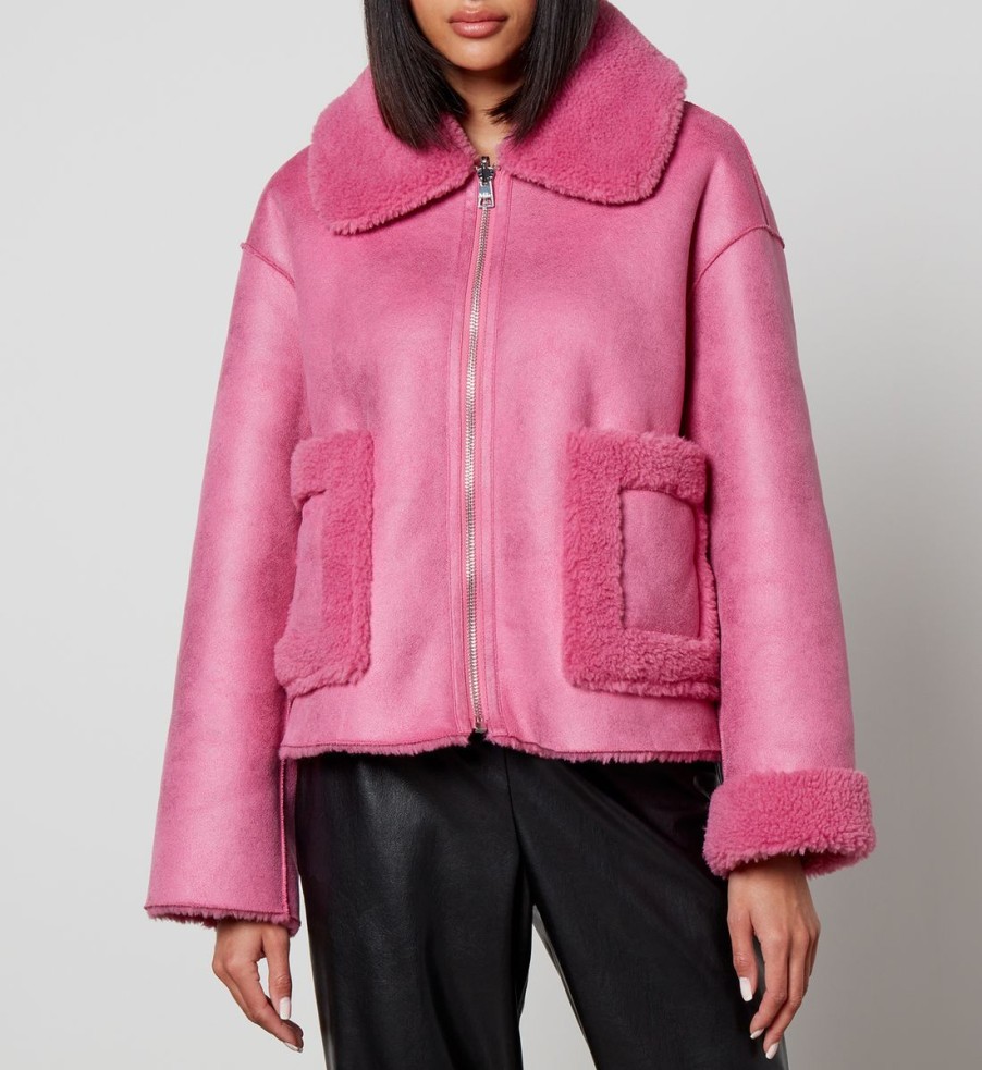 Women JACKET Jackets | Jakke Vera Faux Shearling Aviator Jacket