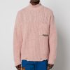 Men Marni Knitwear | Marni Turtleneck Raw Edge Wool Jumper