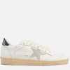 Men Golden Goose Trainers | Golden Goose Men'S Ball Star Leather Trainers