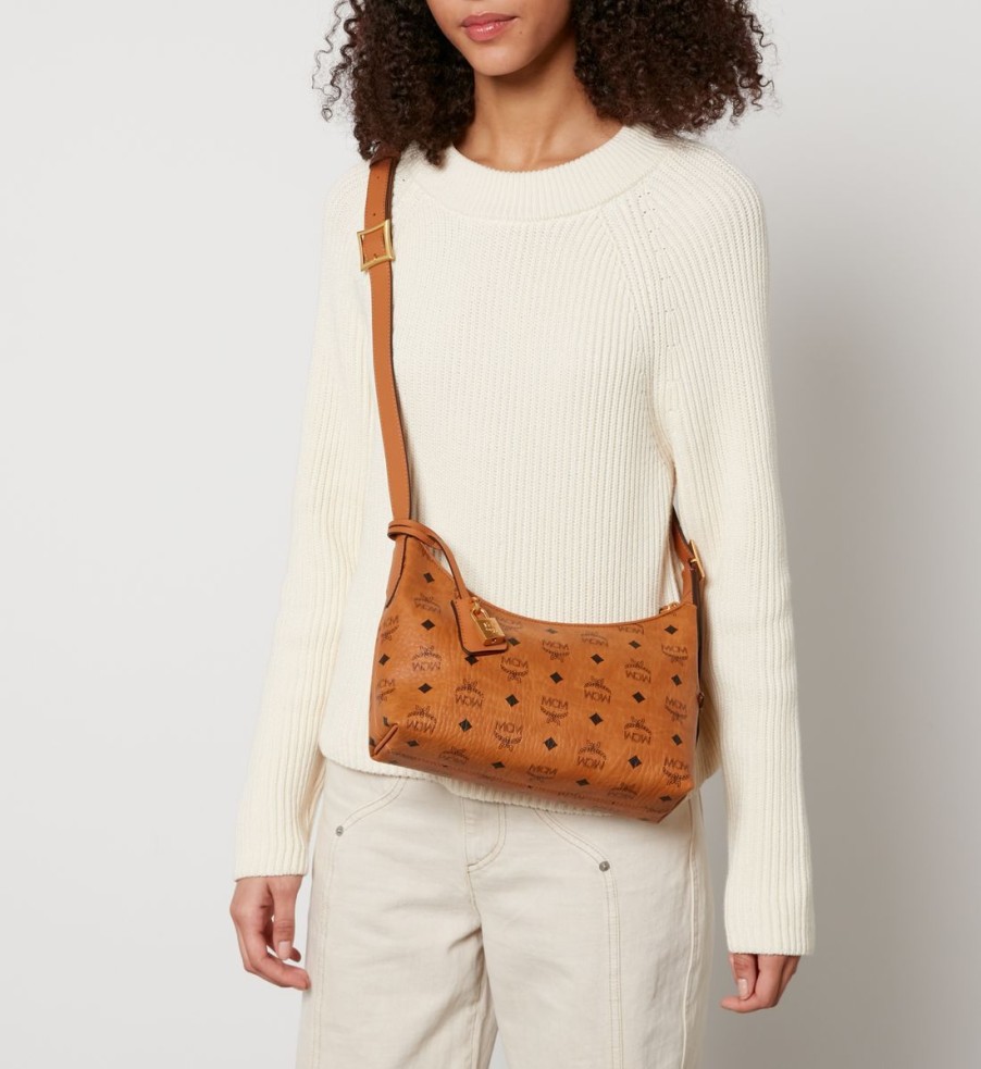 Women MCM Bags | Mcm Aren Vi Nappa Leather Hobo Bag