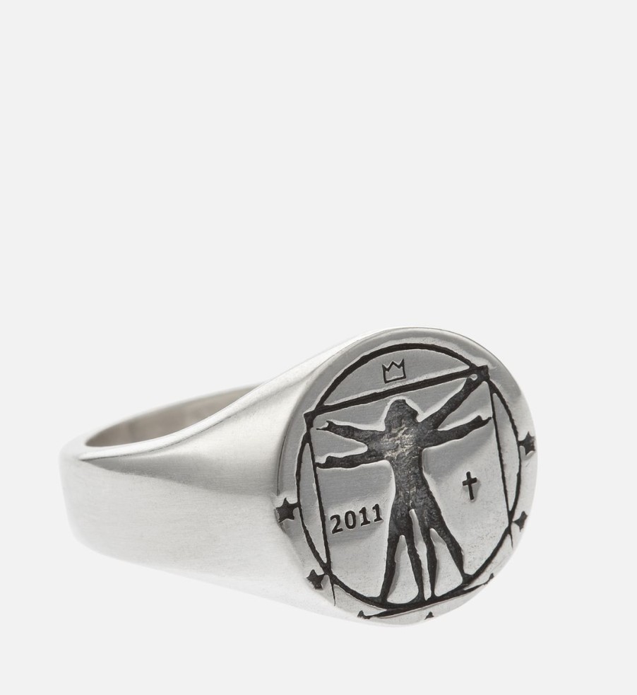 Men Serge Denimes Jewellery | Serge Denimes Vitruvian Sterling Silver Ring