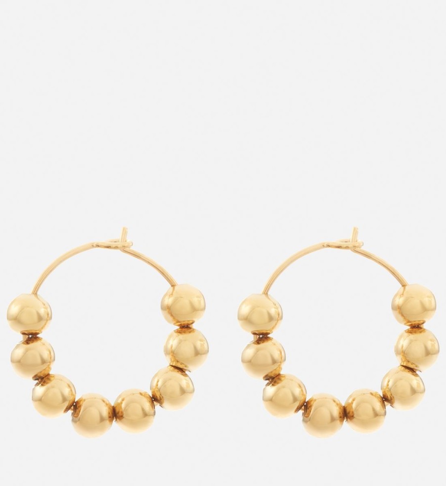 Women Anni Lu Jewellery | Anni Lu 24-Karat Gold-Plated Hoop Earrings