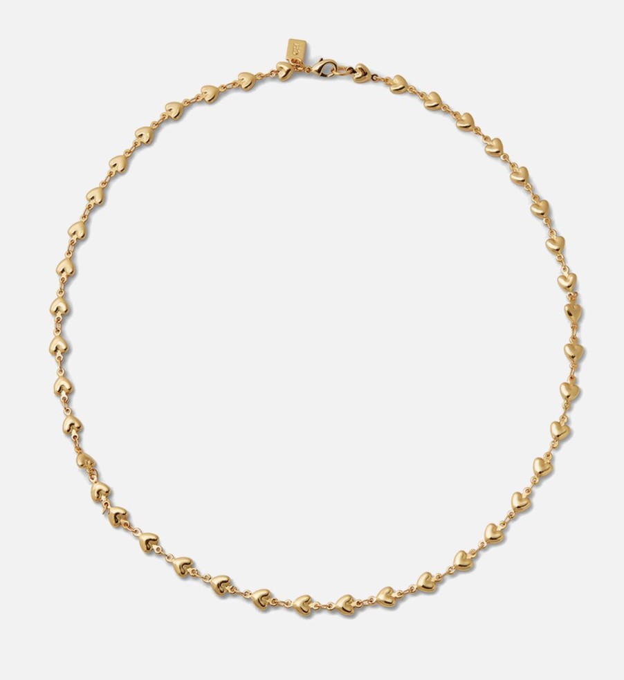 Women Crystal Haze Jewellery | Crystal Haze Women'S Habibi Chain - 47Cm - Gold