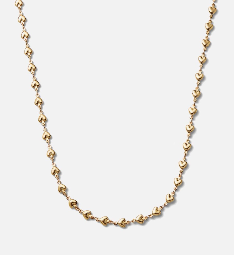 Women Crystal Haze Jewellery | Crystal Haze Women'S Habibi Chain - 47Cm - Gold