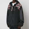 Men Maison Margiela Jackets | Maison Margiela Pendleton Wool And Cotton-Jersey Jacket