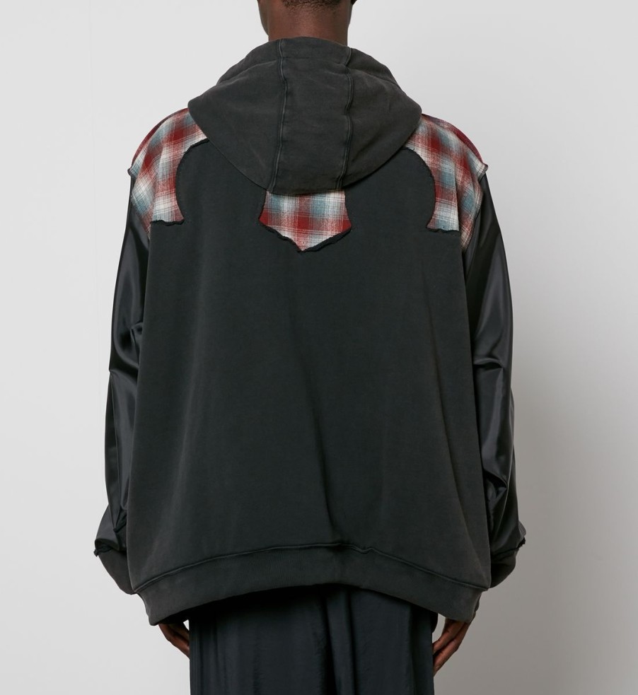 Men Maison Margiela Jackets | Maison Margiela Pendleton Wool And Cotton-Jersey Jacket