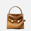 Women Tory Burch Bags | Tory Burch Women'S Lee Radziwill Petite Double Bag - Tiramisu