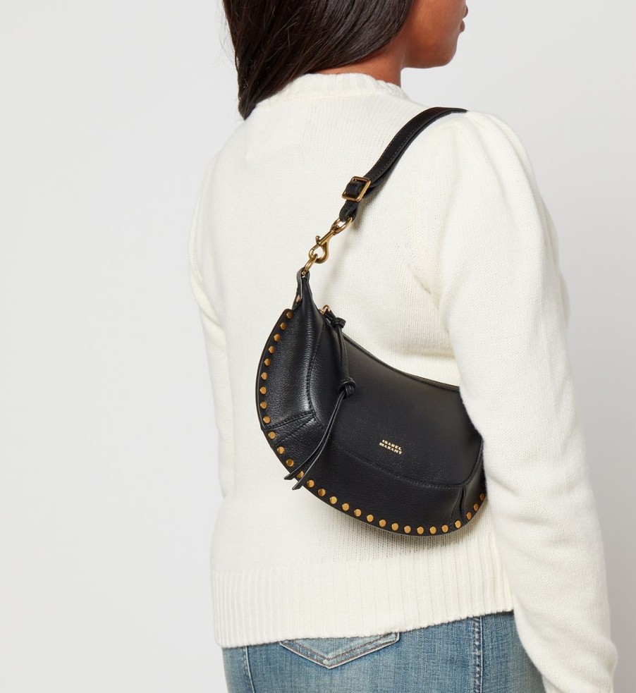 Women Isabel Marant Bags | Isabel Marant Oskan Moon Leather Shoulder Bag