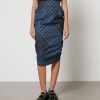 Women Vivienne Westwood Skirts | Vivienne Westwood Printed Denim Skirt