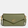 Women Coach Bags | Coach Women'S Crossgrain Leather Wyn Cross Body Bag - Moss