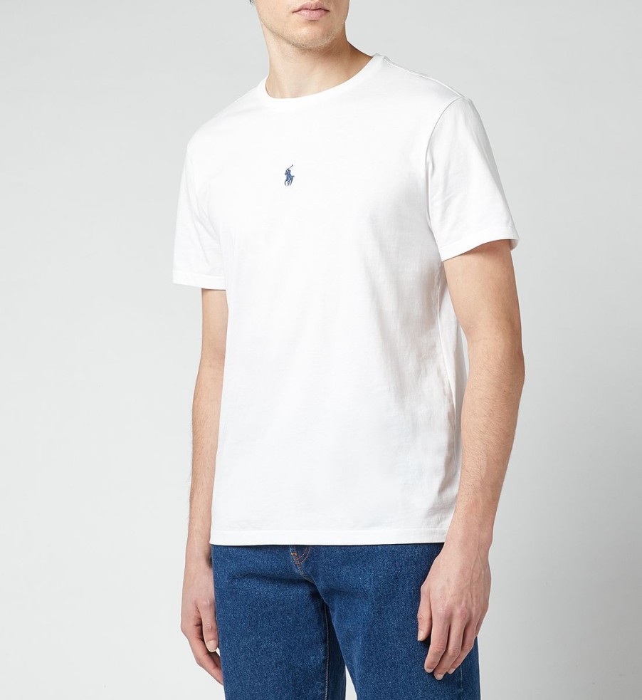 Men Polo Ralph Lauren T-Shirts | Polo Ralph Lauren Men'S Custom Slim Fit T-Shirt - White