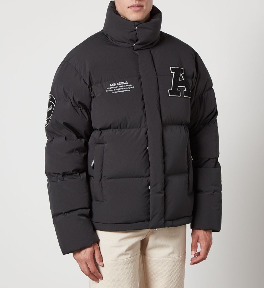 Men Axel Arigato Jackets | Axel Arigato Varsity Halo Down Nylon Jacket