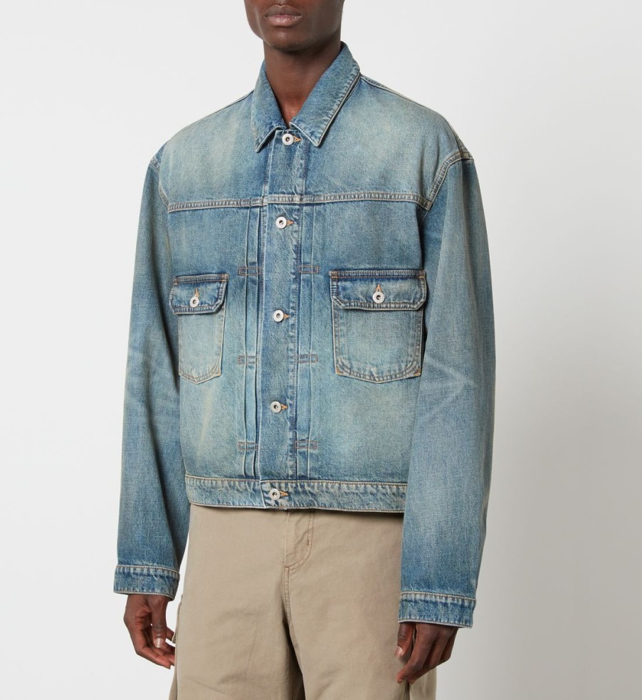 Men KENZO Jackets | Kenzo Trucker Denim Jacket