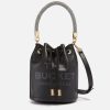 Women Marc Jacobs Bags | Marc Jacobs The Leather Logo Textured-Leather Bag