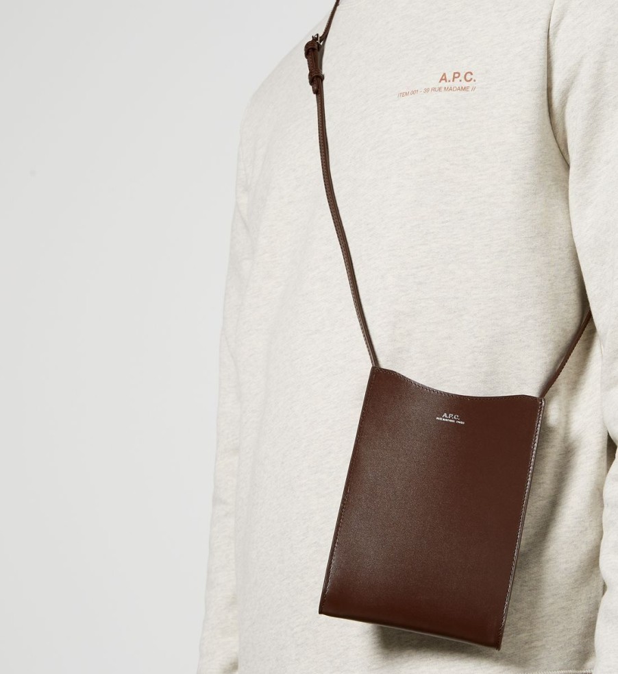 Men A.P.C. Bags | A.P.C. Jamie Leather Shoulder Bag