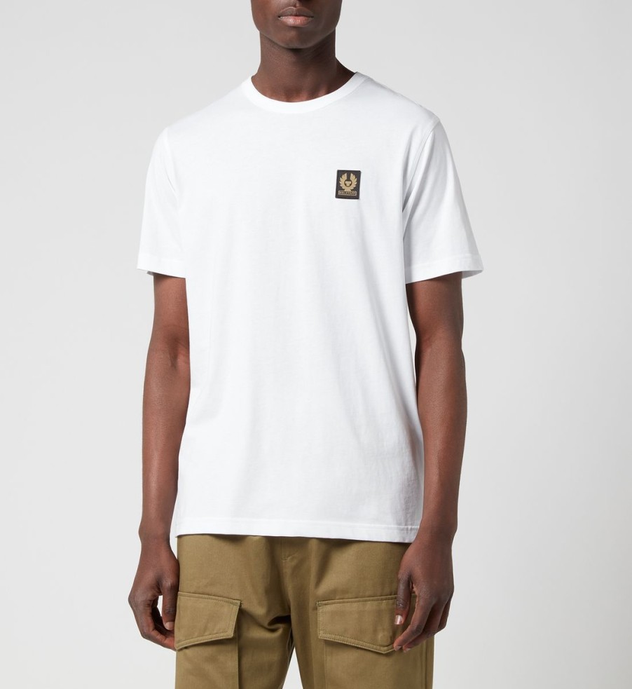 Men Belstaff T-Shirts | Belstaff Men'S Essential T-Shirt - White