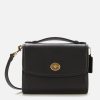 Women Coach Bags | Coach Women'S Kip Turnlock Cross Body Bag - Black