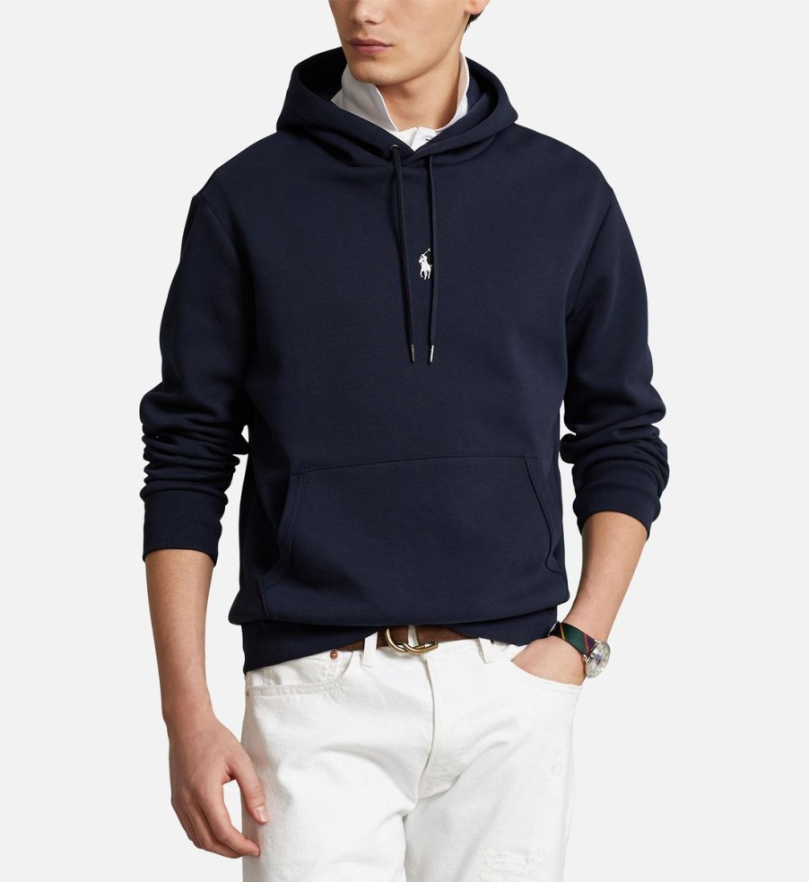 Men Polo Ralph Lauren Sweatshirts | Polo Ralph Lauren Logo-Embroidered Cotton-Blend Hoodie