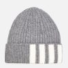 Men Thom Browne Hats | Thom Browne Men'S 4-Bar Cashmere Beanie - Med Grey