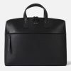 Men Paul Smith Bags | Paul Smith Slim Folio Emblem Leather Bag