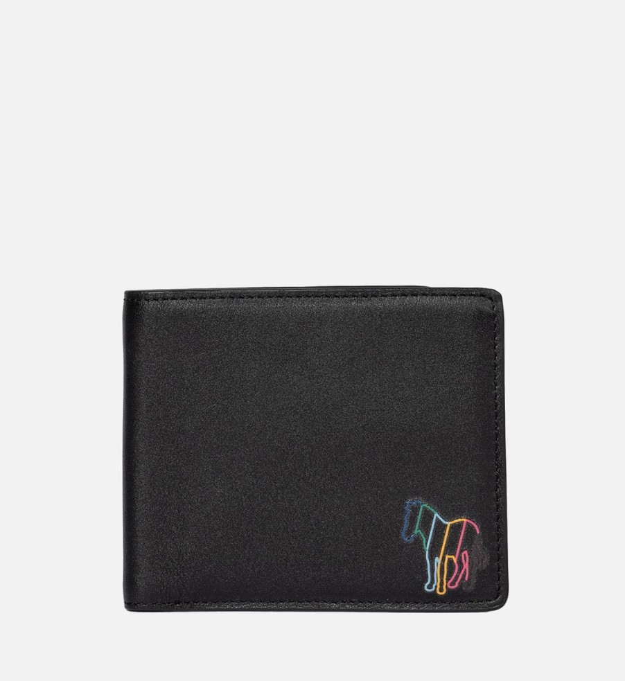 Men PS PAUL SMITH Wallets | Ps Paul Smith Zebra Leather Bifold Wallet