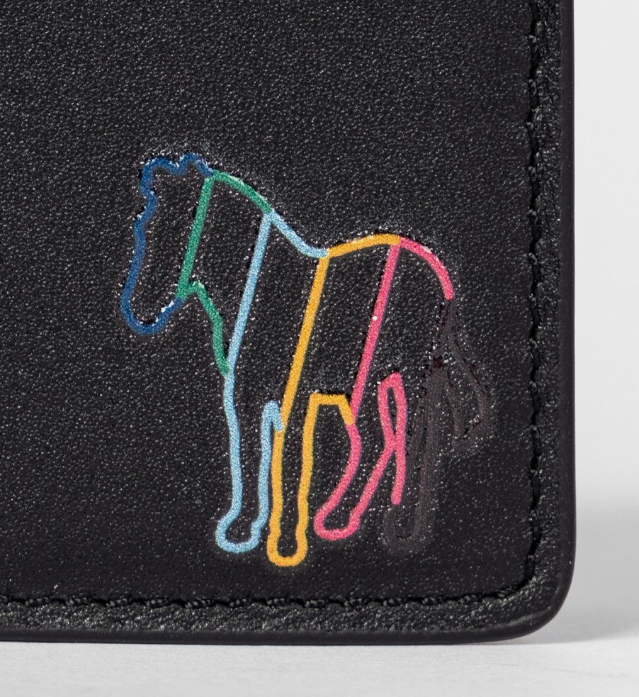 Men PS PAUL SMITH Wallets | Ps Paul Smith Zebra Leather Bifold Wallet