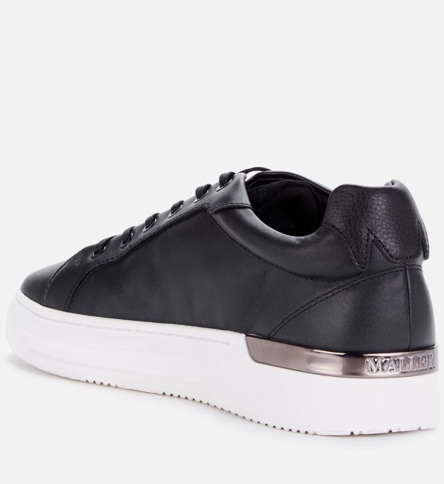 Men Mallet Trainers | Mallet Grftr Black Leather