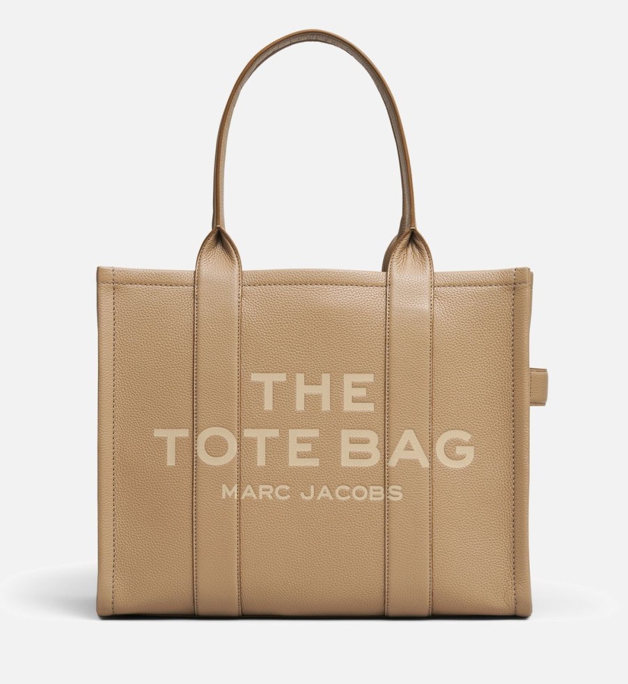 Women Marc Jacobs Bags | Marc Jacobs The Tote Bag In Grained Leather Large