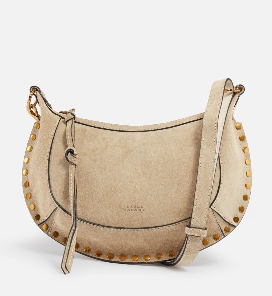 Women Isabel Marant Bags | Isabel Marant Oskan Moon Suede Shoulder Bag